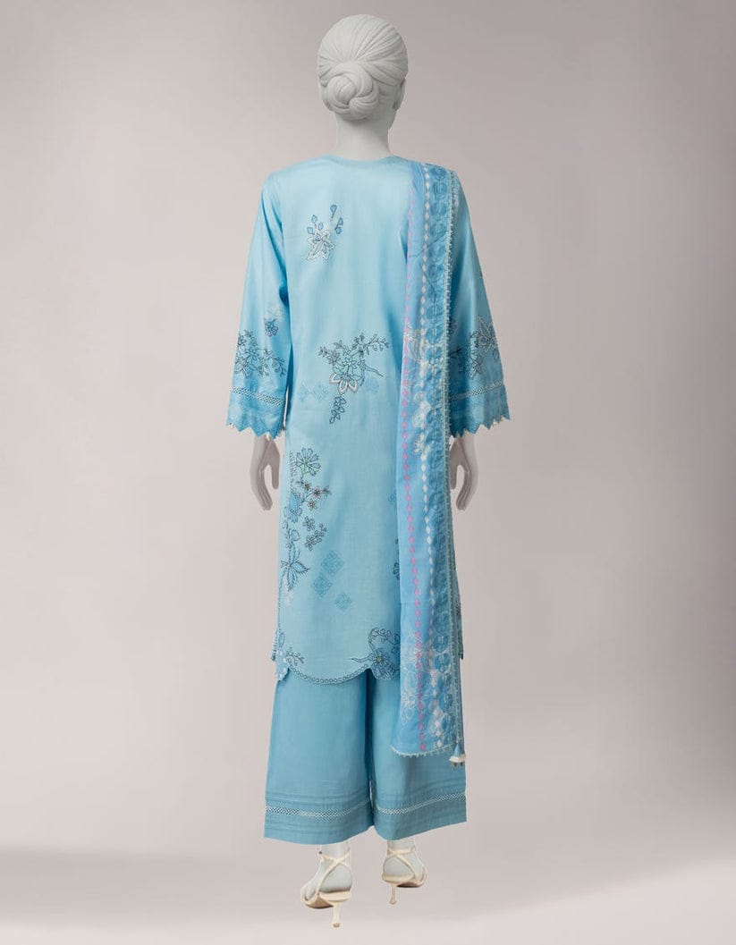Cotton Embroidered Suit